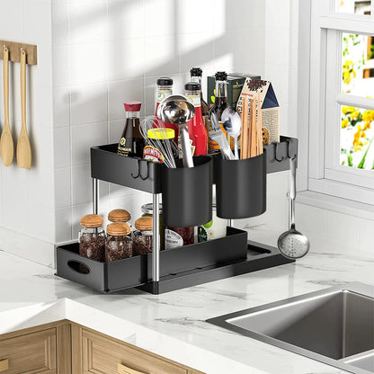 2 Tier Under Sink Organizer