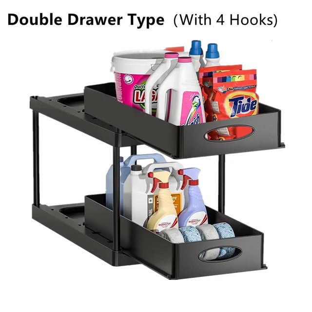 2 Tier Under Sink Organizer