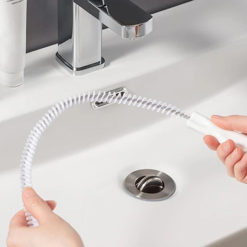 Washbasin Sink Hair Cleaning  Sewer Pipe