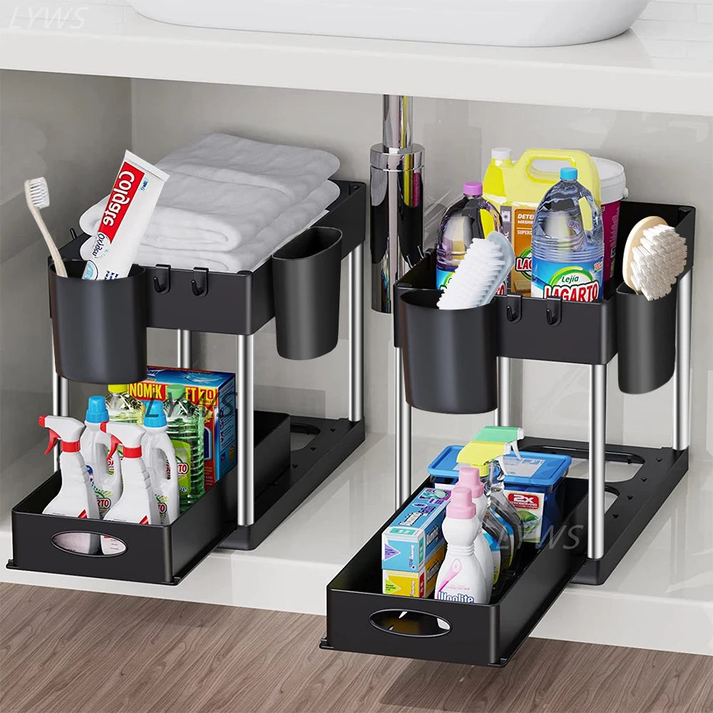 2 Tier Under Sink Organizer