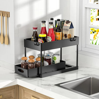 2 Tier Under Sink Organizer