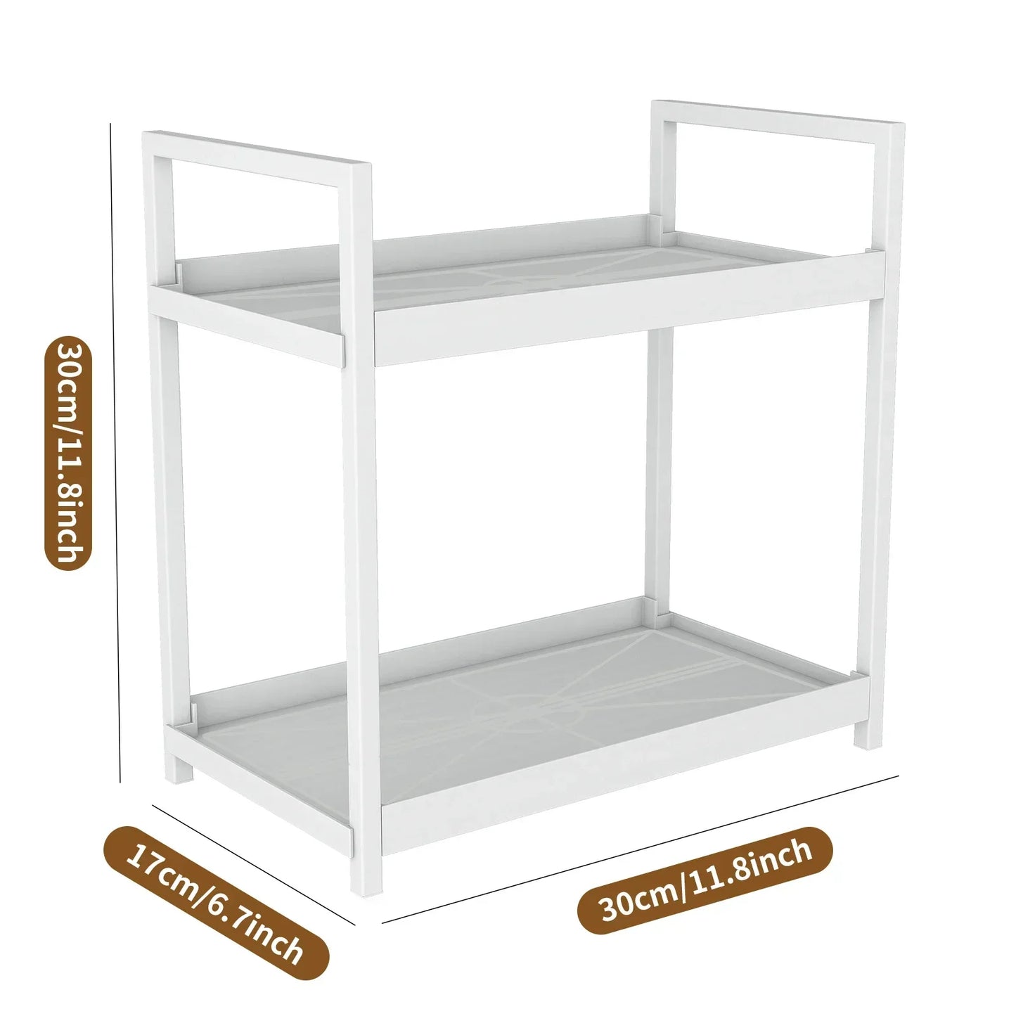 2-Tier Multifunctional Storage Rack