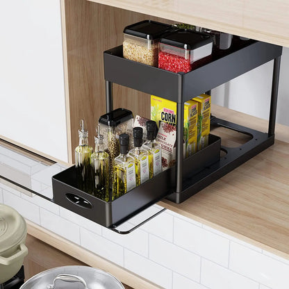 2 Tier Under Sink Organizer