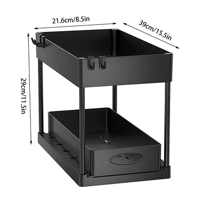 2 Tier Under Sink Organizer